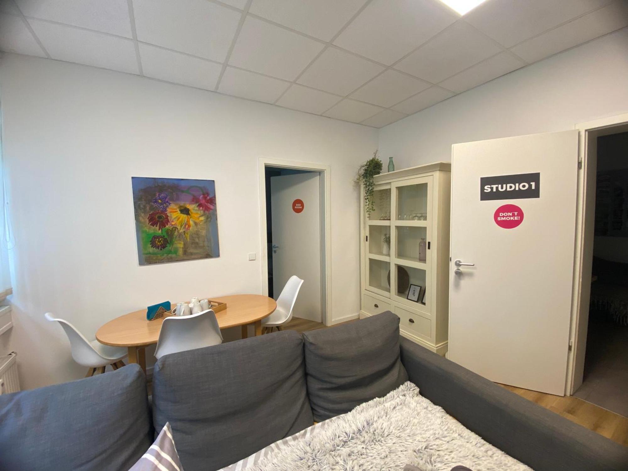 Studio 1 Mit Gemeinschaftsraeumen, Tiefgarage Lipcse Kültér fotó